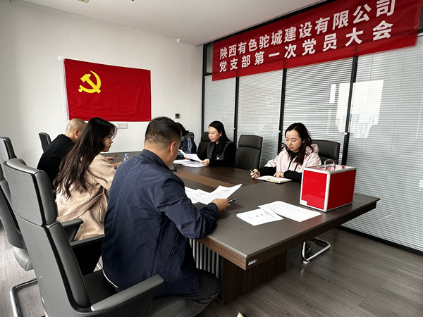 凝心聚力啟新程，有色駝城黨支部正式成立！